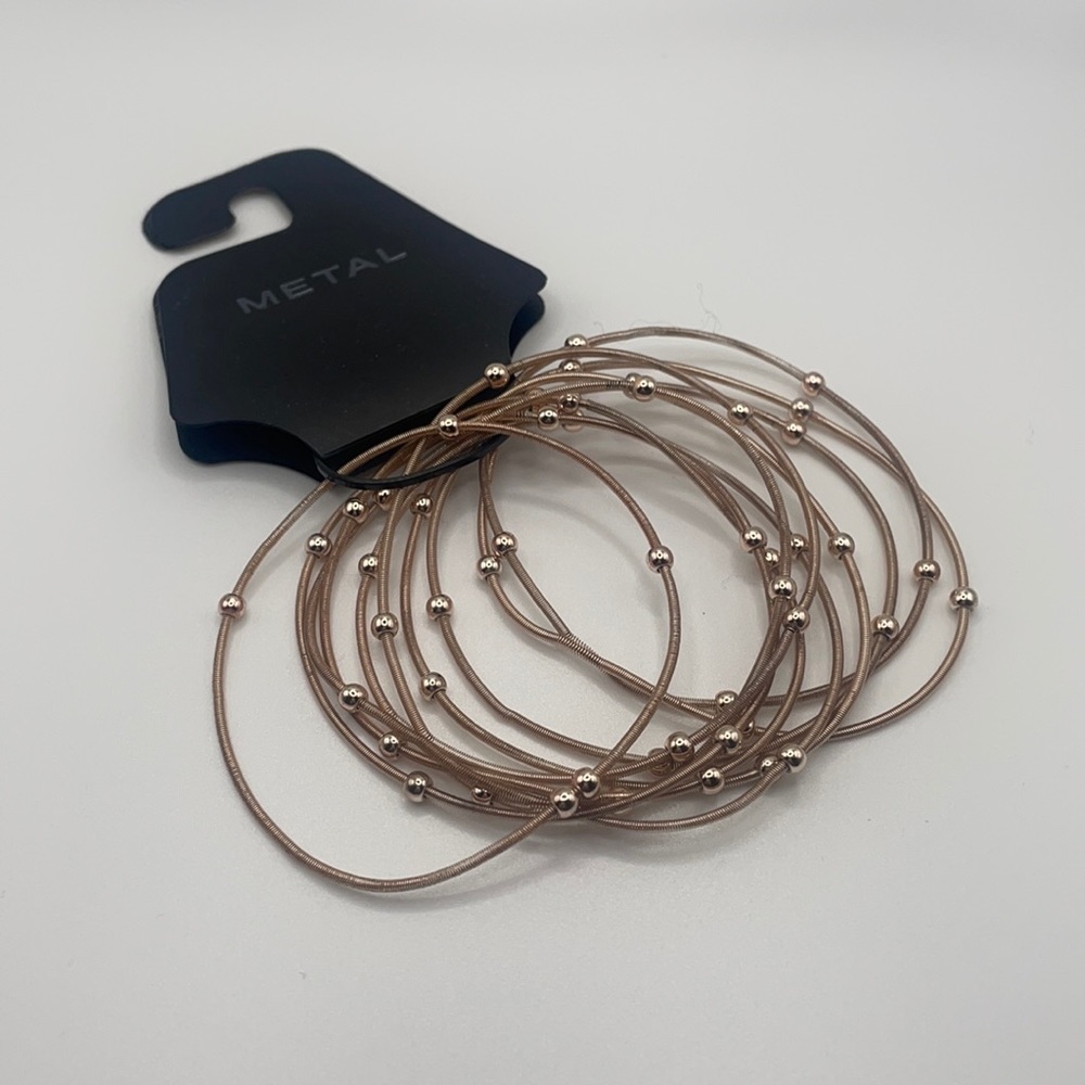 Gold Metal string bracelets NEW